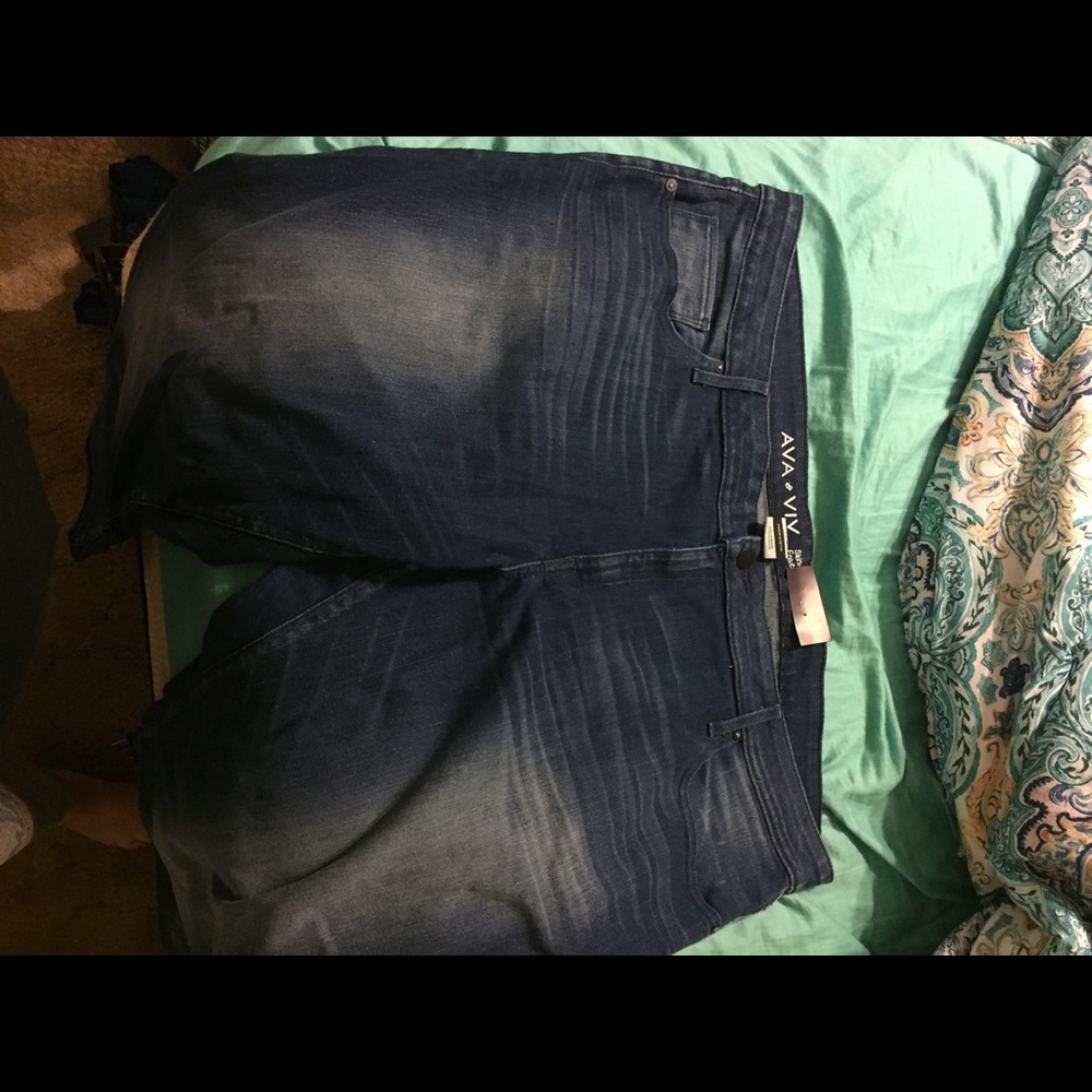 Ava Viv Skinny Jeans (Size 22W)